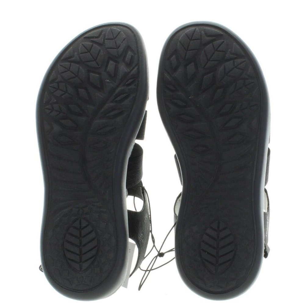 JSport by Jambu Women's Cara Lightweight Slip on Sandals-- Black - Picture 2 of 9